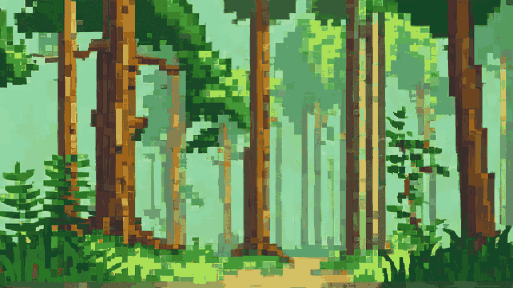 Illustration for “The Crooked Oak” — Forest, day