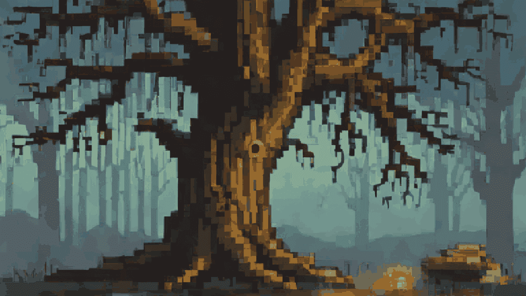 Illustration for “The Crooked Oak” — Generic